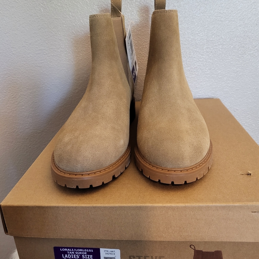 Steve Madden Lorali Suede Boots - Picture 6 of 9